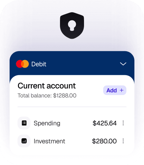Protected bank account
